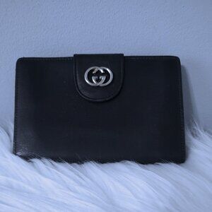 Gucci vintage leather kisslock compact wallet EUC